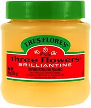 TRES FLORES Three Flowers Brilliantine Pomade 3.25oz/99g