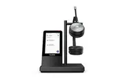 YEALINK WH66 Dual Teams Edition DECT Wirelss Headset With Touch Screen, Busylight On Headset, Leather Ear Cushions