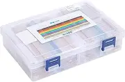 Resistor Assortment, 2600 Pcs Resistor Kit Assorted Resistors for DIY Projects Experiments for Electrical Experiment Projects