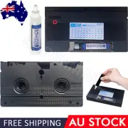 Video Head Cleaner Tape Cassette Wet System for VCR VHS Player OZ