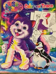 Lisa Frank Color Trace Book Stand-up Characters 2012 BENDON