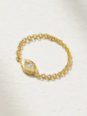 [Octavia Elizabeth] Octavia Elizabeth - + Net Sustain Nesting Gem 18-karat Gold Diamond Ring - 8 8 Gold