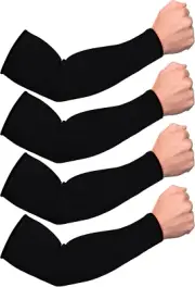 2 Pairs Cut Resistant Sleeves Bite-Proof Arm Protectors Arm Protection Sleeves G
