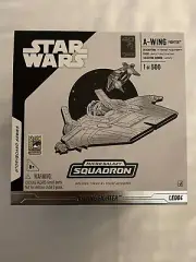 SDCC 2023 Star Wars Micro Galaxy Squadron A-Wing Fighter 1 Of 500 Jazwares MIB