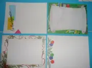 Lot 110 Pcs Holiday School Borders A4 Sheets Pages Printable Printing Papers