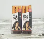 Donna Cold Wave Rods - 20 Rubber Band Slot Roller Curlers - 9/16 & 3/4 D - Lot 2