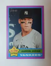 2025 Topps Heritage⚡Aaron Judge 1976 Light Purple⚡ Hanger Pack ⚾Yankees