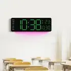RGB Digital Alarm Clock with Remote Control for Temperature Date and Week