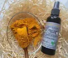 Tumeric Ayurvedic Organic Face Body Oil With Vitamin E and Rosehip Oil-100ML