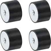 uxcell 4Pcs 30 x 20mm M6 Thread Female Rubber Mounts, Vibration Isolators, Replaces Anti Vibration Pads Flat Silent Block Base Block
