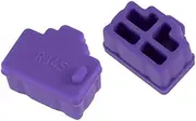 XYWHPGV 20pcs RJ45 Silicone Protectors Ethernet Hub Port Anti debris Cap Cover, Purple(f1de7 3dc9f ca973 ec8ea ec7dc 62495