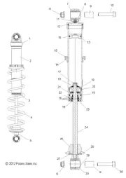 Polaris Shaft, Genuine OEM Part 1500715, Qty 1