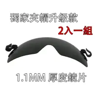 在飛比找momo購物網優惠-【Docomo】獨家夾帽式1.1MM厚度偏光太陽眼鏡 各種帽