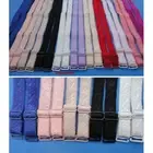 2 Pairs Floral Bra Shoulder Straps Elastic Adjustable Detachable Non Slip Summer
