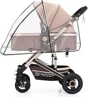 Rain Cover for Buggy, Universal Comfort Rain Cover for Prams, Universal Rain Cover for Pushchairs, Good Air Circulation, Non-Toxic, Rainproof, Dustproof, Windproof