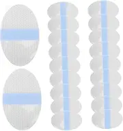 VICASKY 20pcs Ear Covers for Swimming Hair Washing Shower Lightweight PU Material Adhesive Comfortable Fit Ear Protection Supplies