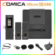 Comica VDLive10 Versatile 2.4G Dual Channel Wireless USB Microphone System NEW