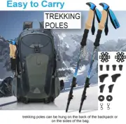 Trekking Hiking Poles Nordic Walking Stick Adjustable Camping Lightweight Gifts