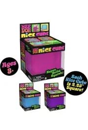 Schylling-Nice Cube Nee Doh-Age 3+ NCBND Random Color-1PC ONLY