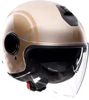 AGV Eteres Sirolo, open face helmet , color: Matt White/Gold , size: S