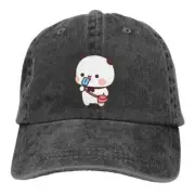 Washed Men's Baseball Cap Eating Cream Trucker Snapback Caps Dad Hat Milk cap