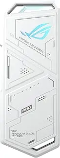 ASUS ROG Strix Arion White M.2 NVMe SSD Enclosure-USB3.2 Gen 2x1 Type-C (10Gbps), Dual USB-C to C & USB-C to A, Screwdriver-Free, Thermal Pads Included, Fits PCIe 2280/2260/2242/2230 M Key/B+M Key