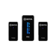 Boya By-XM6-S2 2.4GHz Dual Channel Wireless Microphone w/ 2xMini TX Black
