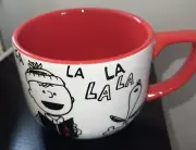 Hallmark 2024 PEANUTS Gang Charlie Lucy Linus Snoopy Holiday Mug Fa la la NEW