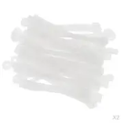 100pcs/set Hair Perm Hollow Bars Rubber Band Styling Curl Bars for Hair Rod