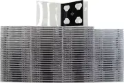 (100) CD2R10DG Double CD Jewel Boxes Cases SLIMLINE Dark Gray / Black Tray 2CD