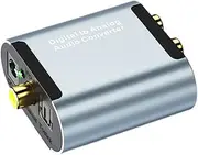 Analog Audio Converter Home/pro Audio Digital to Analog Fiber Optic Coaxial Converter