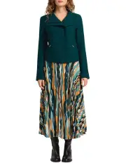 [Marcs] Lani Felted Wool Jacket in Dark Emerald