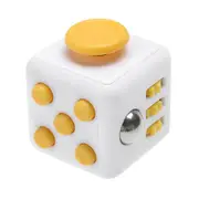 Fidget Cube White & Yellow - Fidget Toys Australia