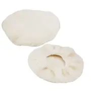 2 Pcs White Vehicle Car Detailing Buffing Polishing Pad 8"