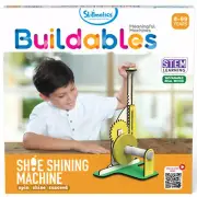 Skillmatics Buildables Shoe Shining Machine - Teaches Kids Scientific Principles