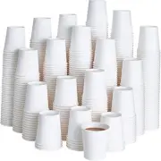 500 Pack 4 Oz Paper Cups, Disposable Coffee Cups, White Espresso Cups, Hot/Cold