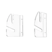 3X(Skateboard Rack Skate Wall Mount Skateboard Acrylic Rack for Ski Board5935