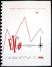 EICO 667 Tube Tester Manual plus Tube Test Data