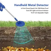 Handheld Metal Detector With Sound Light Prompt 6.3 Inch Search Coil Finder❤