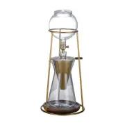 Ice Drip Coffee Maker Iced Tea Making Adjustable Speed Glass Pot for