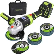 20V Cordless Angle Grinder, 4-1/2 Inch Cut-Off Tool with Brushless Motor and 4.0