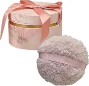 Powder Puff,Body Powder Puff for Dusting Powder,Dusting Powder Container with Puff,Body Powder Puff and Container,Powder Puff for Body Powder,Powder applicator with Storage Container for Bath