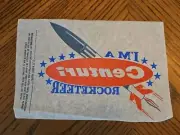 Vintage Centuri Model Rocketeer Iron-on Transfer 7" x 5½"