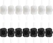 SING F LTD 40Pcs Latching Push Button Switch 2-Pin Torch Push Button Switch Self-Lock Push Button Switch for Audio-Visual Products Digital Products Remote Control