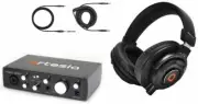 Artesia BE-AUD+ Recording Bundle w/ A22XT USB 2.0 Audio Interface & AMH 122 Delu