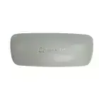 New Calvin Klein Eyeglass & Sunglass Hard Case Gray Silver Clam Shell