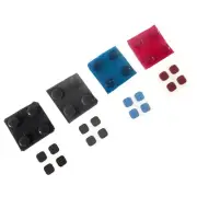 Blue Gray Red Screw Feet Set Replacement for 3DS XL 3DS LL Console