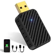 Android Auto Wireless Adapter for Car Small Android auto Dongle for Converts Wired Android Auto to Wireless Android Auto for Car Model 2017+ Play Plug, Black
