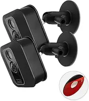 Mount for Blink Outdoor Camera, Universal Wall Mount for Eufy Cam 2C/2C Pro/3/3C, 360° Flexible Camera Holder for Arlo Cam, No Drill, 3M Strong Adhesive Mount, Black, Pack of 2