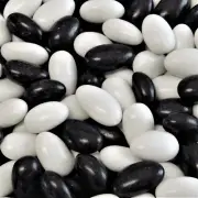 Black Tie Almonds - Black & White Candy Coating Candy - FREE SHIP
